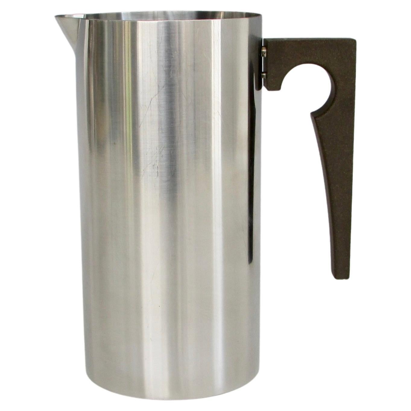 Arne Jacobsen for Stelton Cylindia Line Martini Bar Pitcher with Ice Lip For Sale