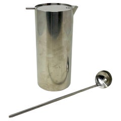 Arne Jacobsen para Stelton Coctelera y Cuchara Agitadora MCM de Acero Inoxidable