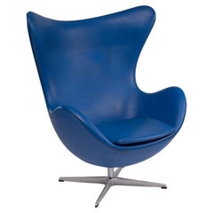 Arne Jacobsen Fritz Hansen Leather Egg Chair