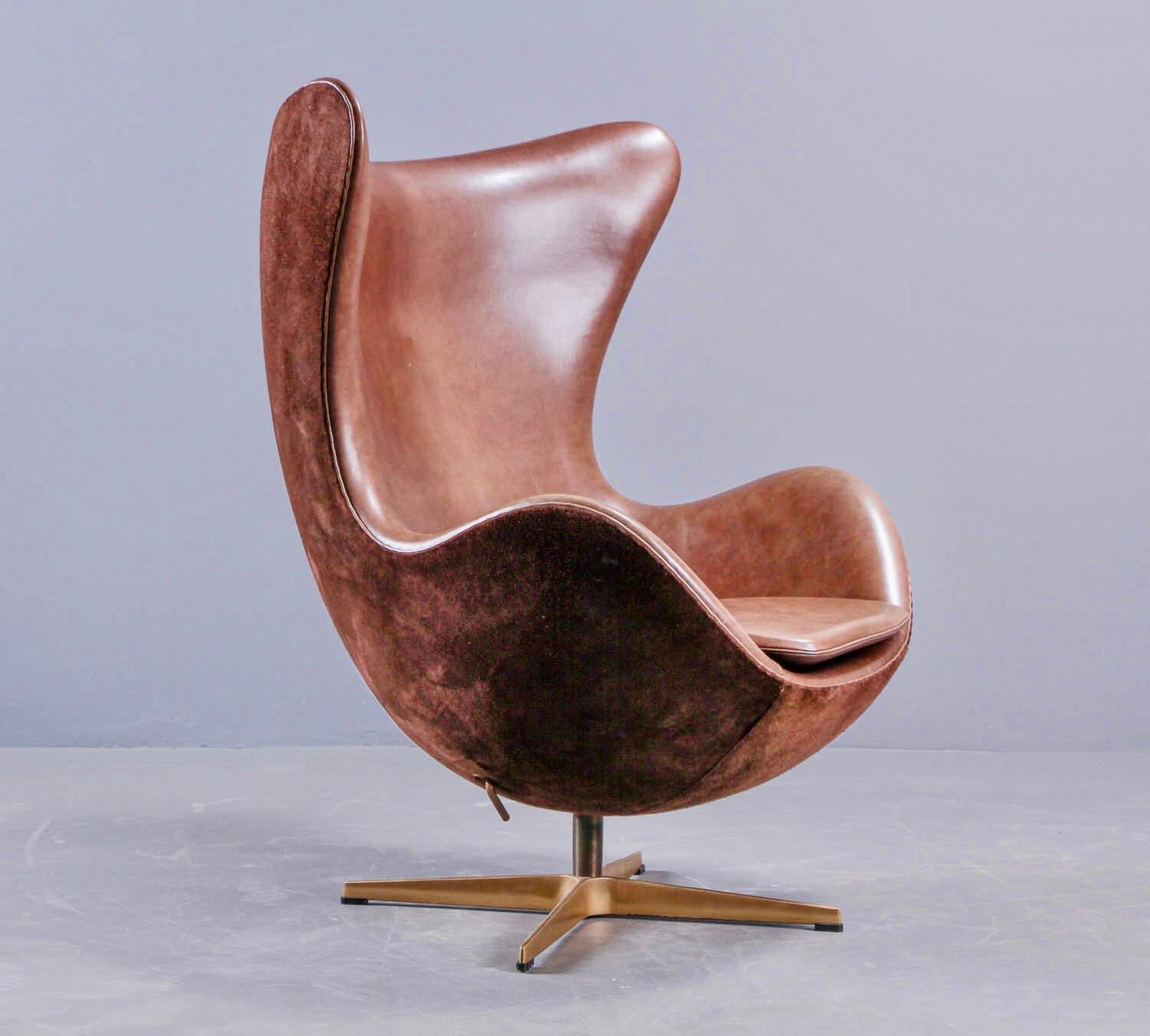 gold egg chair