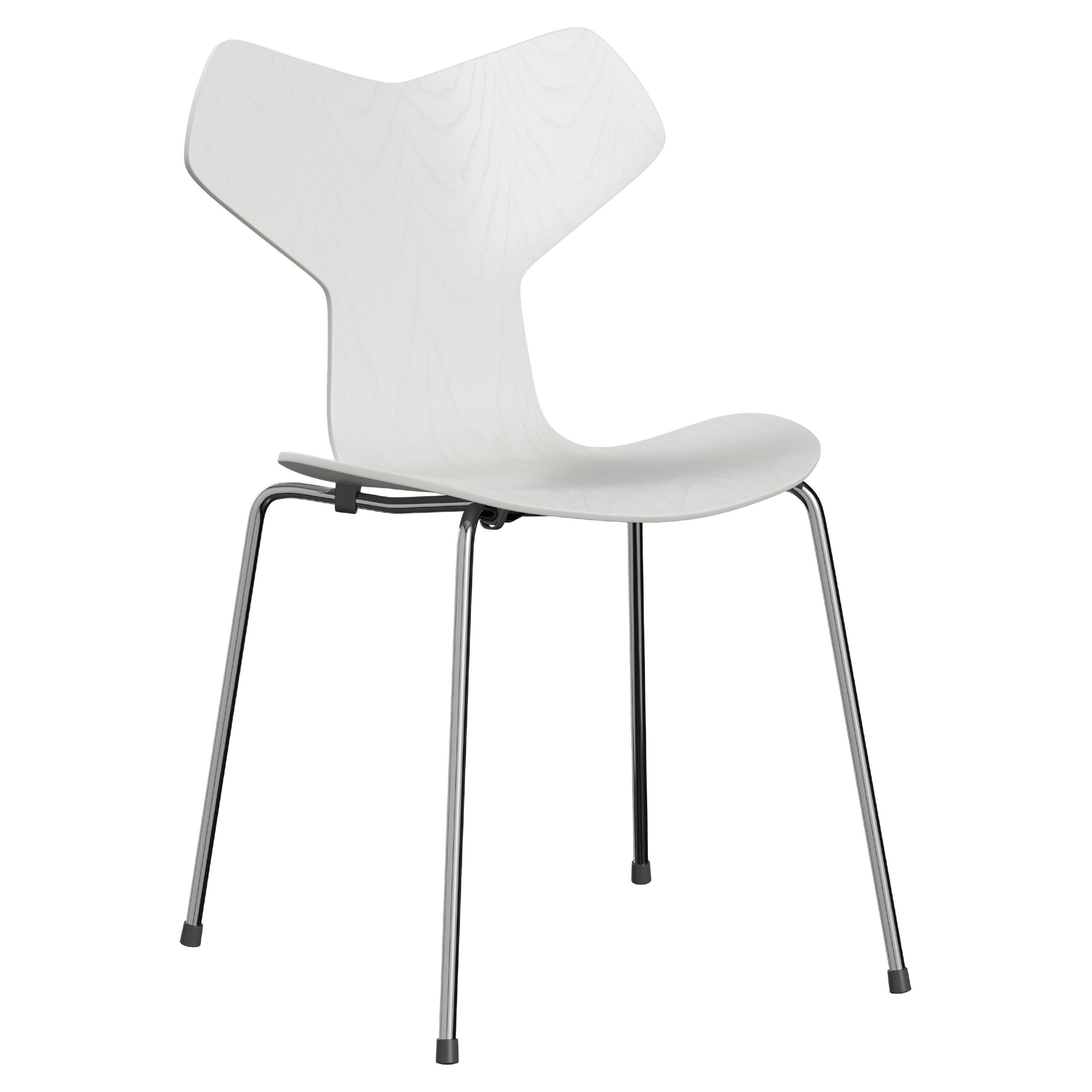 Chaise Grand Prix d'Arne Jacobsen pour Fritz Hansen en placage coloré