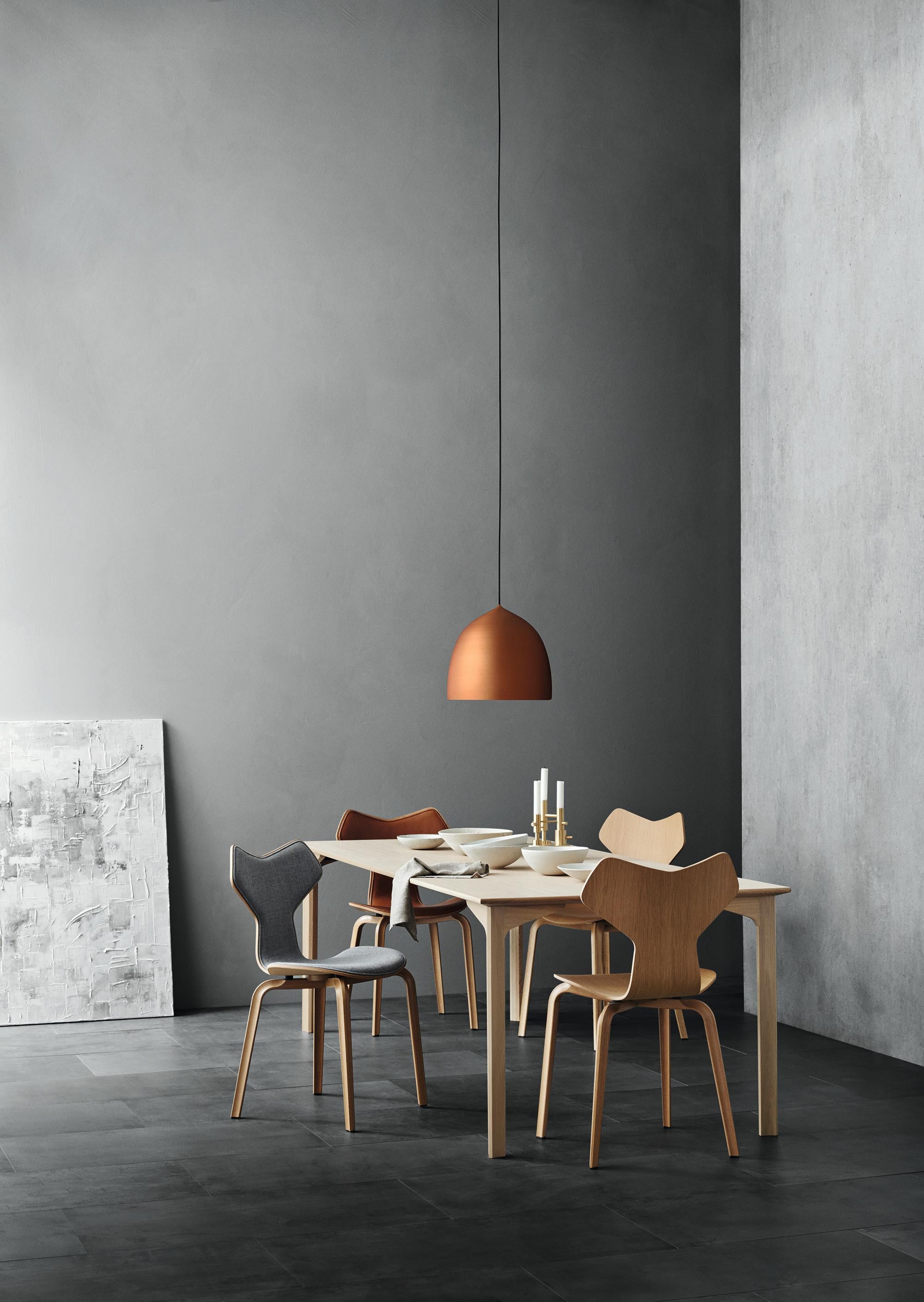 Arne Jacobsen 'Grand Prix' Chair for Fritz Hansen in Full Leather Upholstery For Sale 6