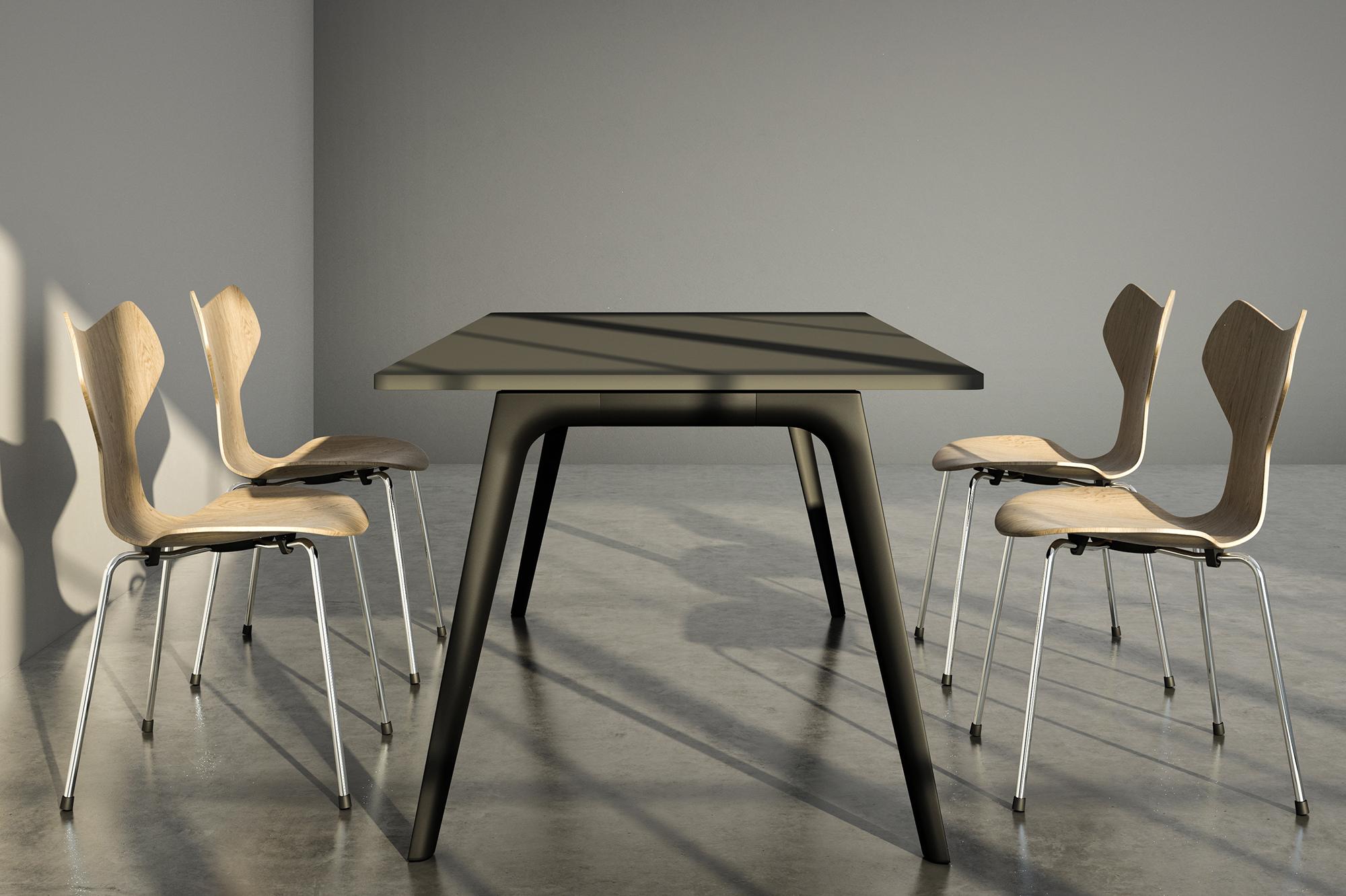 Arne Jacobsen 'Grand Prix' Chair for Fritz Hansen in Lacquered Veneer For Sale 4