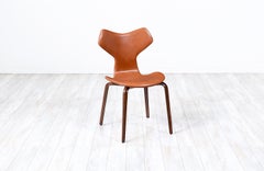 Expertly Restored - Arne Jacobsen "Grand Prix" Leather Chair for Fritz Hansen