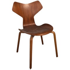 Arne Jacobsen Grand Prix Model 4130 Teak Danish Mid-Century Modern