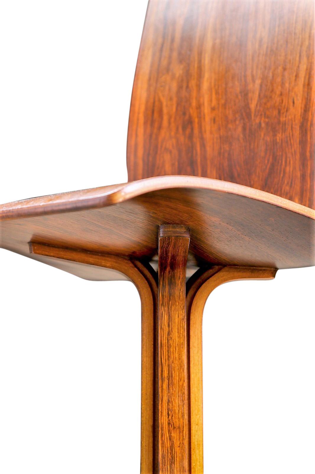 Arne Jacobsen High-Backed ‘Oxford’ Chair in Rosewood, 1965 4