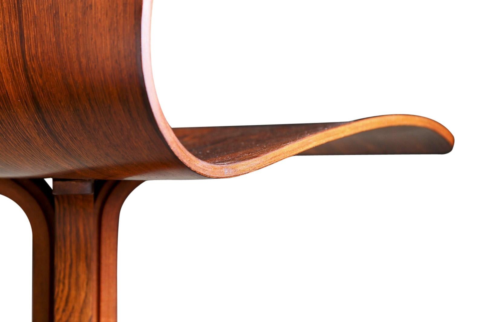 Arne Jacobsen High-Backed ‘Oxford’ Chair in Rosewood, 1965 7