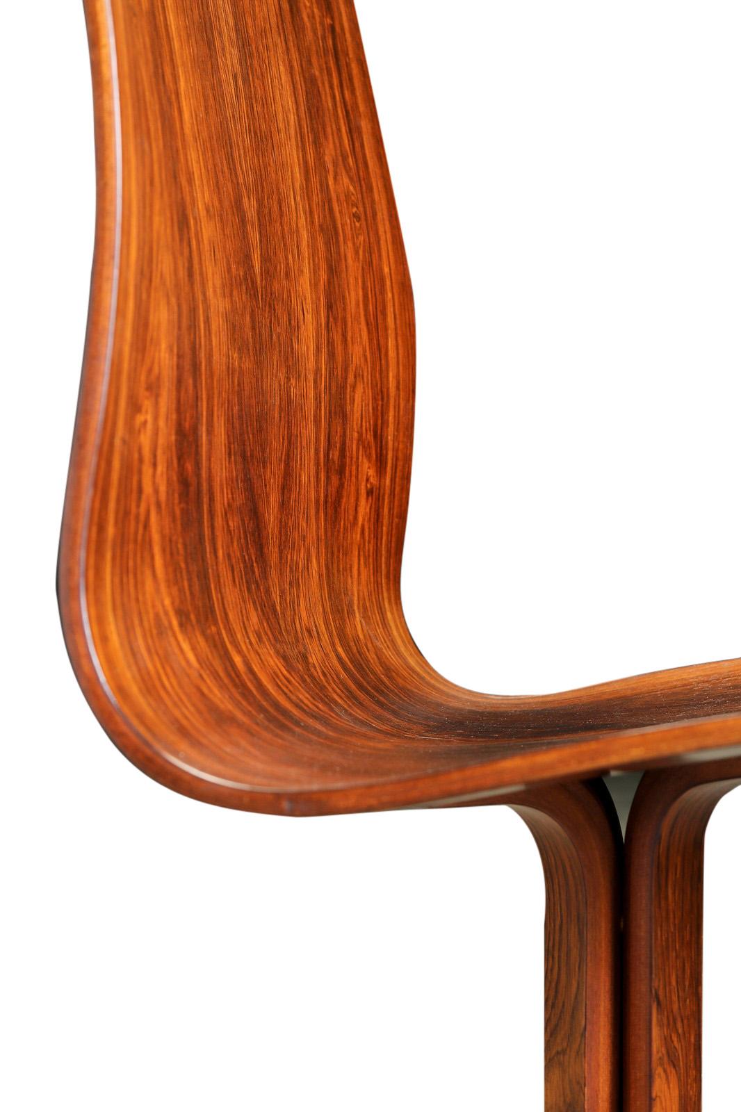 Arne Jacobsen High-Backed ‘Oxford’ Chair in Rosewood, 1965 8