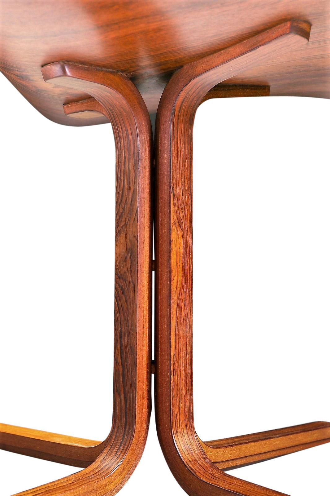 Danish Arne Jacobsen High-Backed ‘Oxford’ Chair in Rosewood, 1965