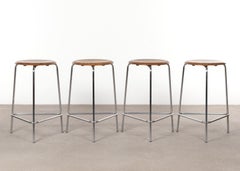 Arne Jacobsen High DOT Stools Model M3170 for Fritz Hansen, Denmark