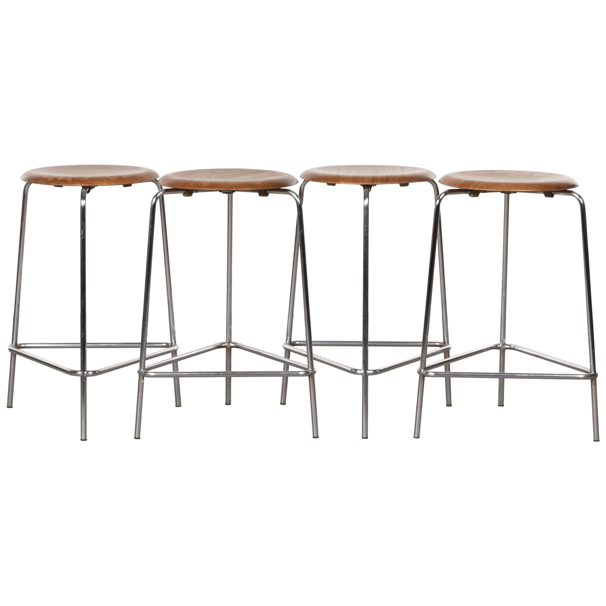 Arne Jacobsen High DOT Stools Model M3170 for Fritz Hansen, Denmark