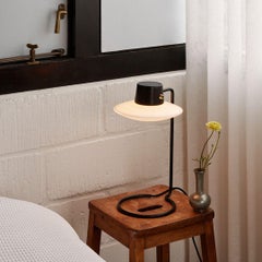 Arne Jacobsen Large 'AJ Oxford' Table Lamp in Opal Glass for Louis Poulsen