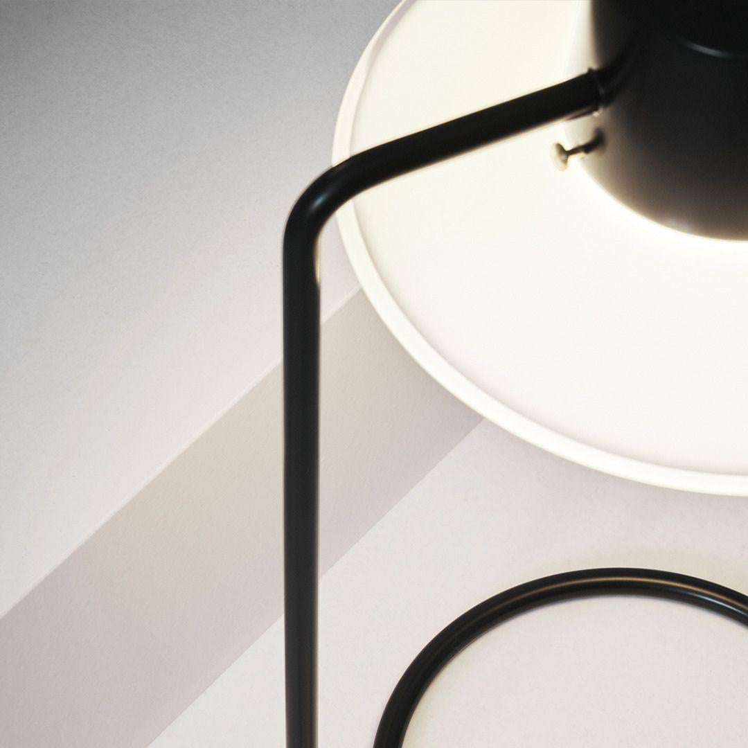 Danish Arne Jacobsen Large 'AJ Oxford' Table Lamp in Opal Glass for Louis Poulsen For Sale