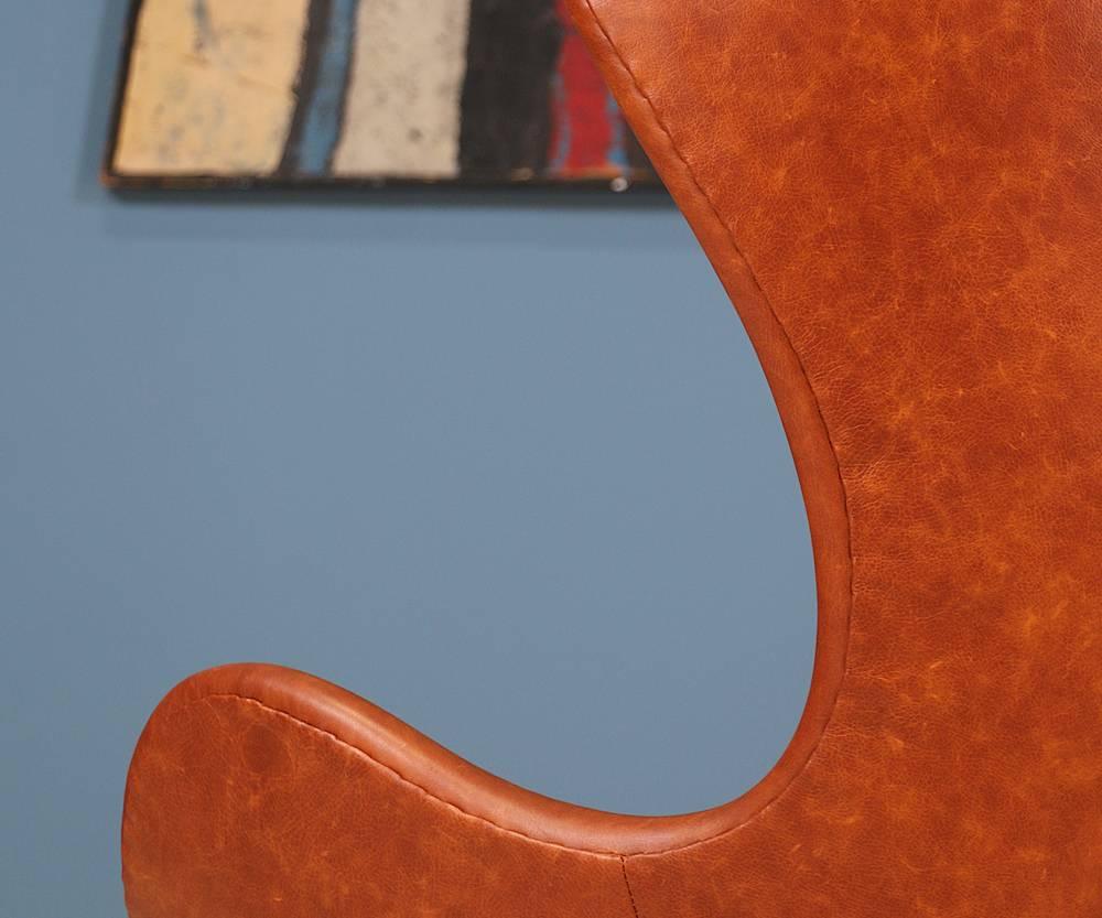 Mid-20th Century Arne Jacobsen Leather 