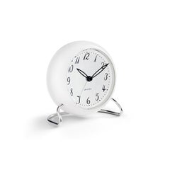 Reloj de mesa «LK» de Arne Jacobsen, blanco, Ø 4,3 pulgadas