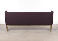 Arne Jacobsen Mayor Sofa in Purple Fabric for &Tradition, Denmark