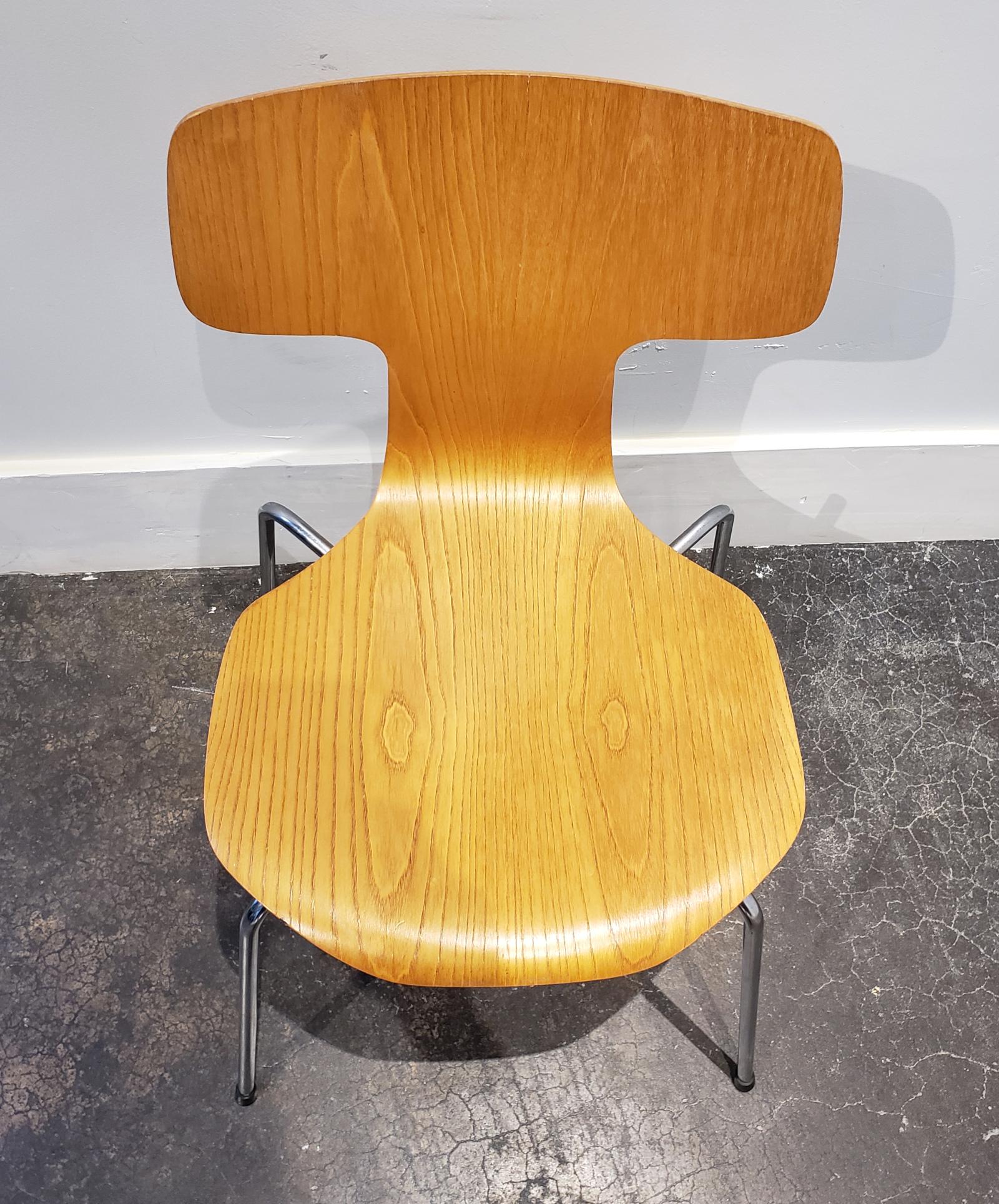 Danish Arne Jacobsen Model 3103 Hammer Chair for Fritz Hansen, Denmark, 1970s For Sale