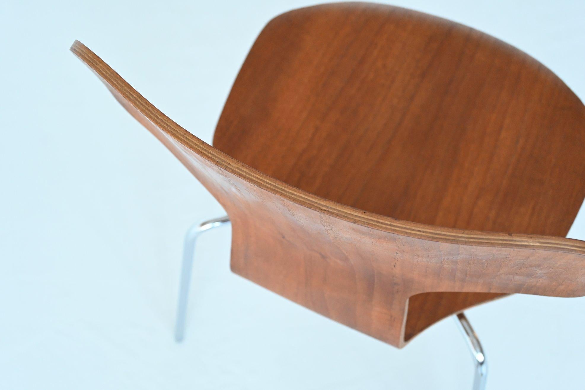 Arne Jacobsen Model 3103 Hammer Chairs Teak Fritz Hansen Denmark 1980 8