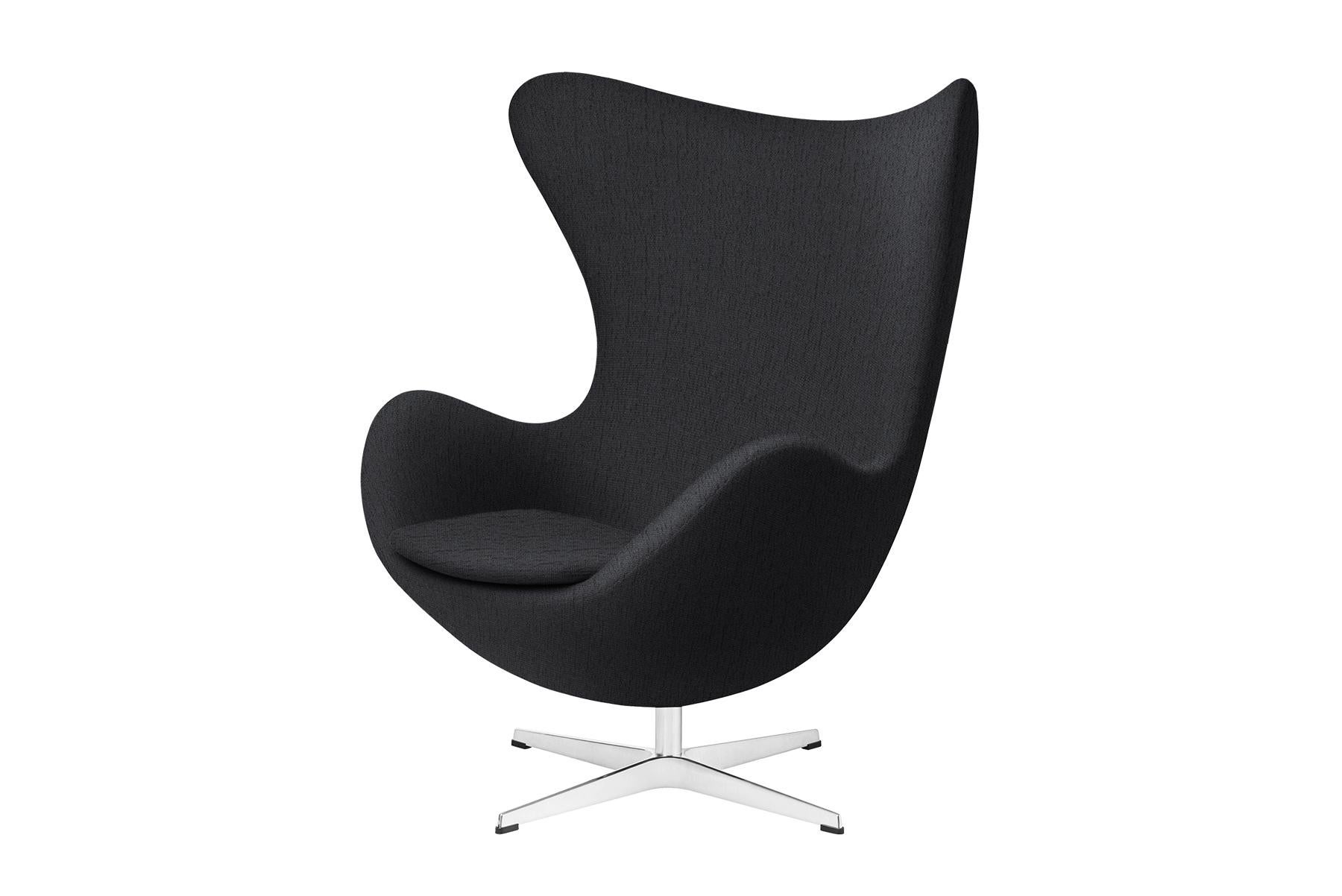 Arne Jacobsen Model 3127 Egg Easy Chair Fabric In New Condition For Sale In Berkeley, CA