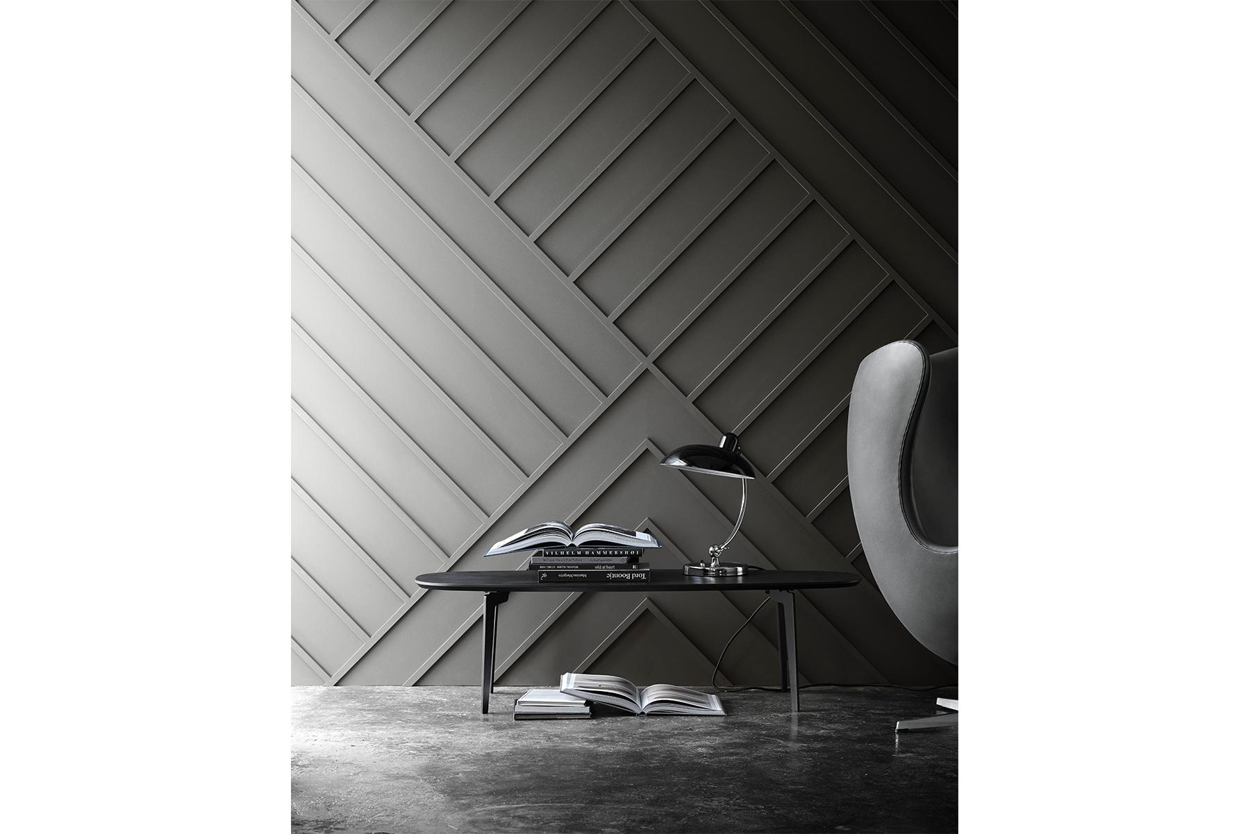 Oak Arne Jacobsen Model 3316 Egg Easy Chair Leather For Sale