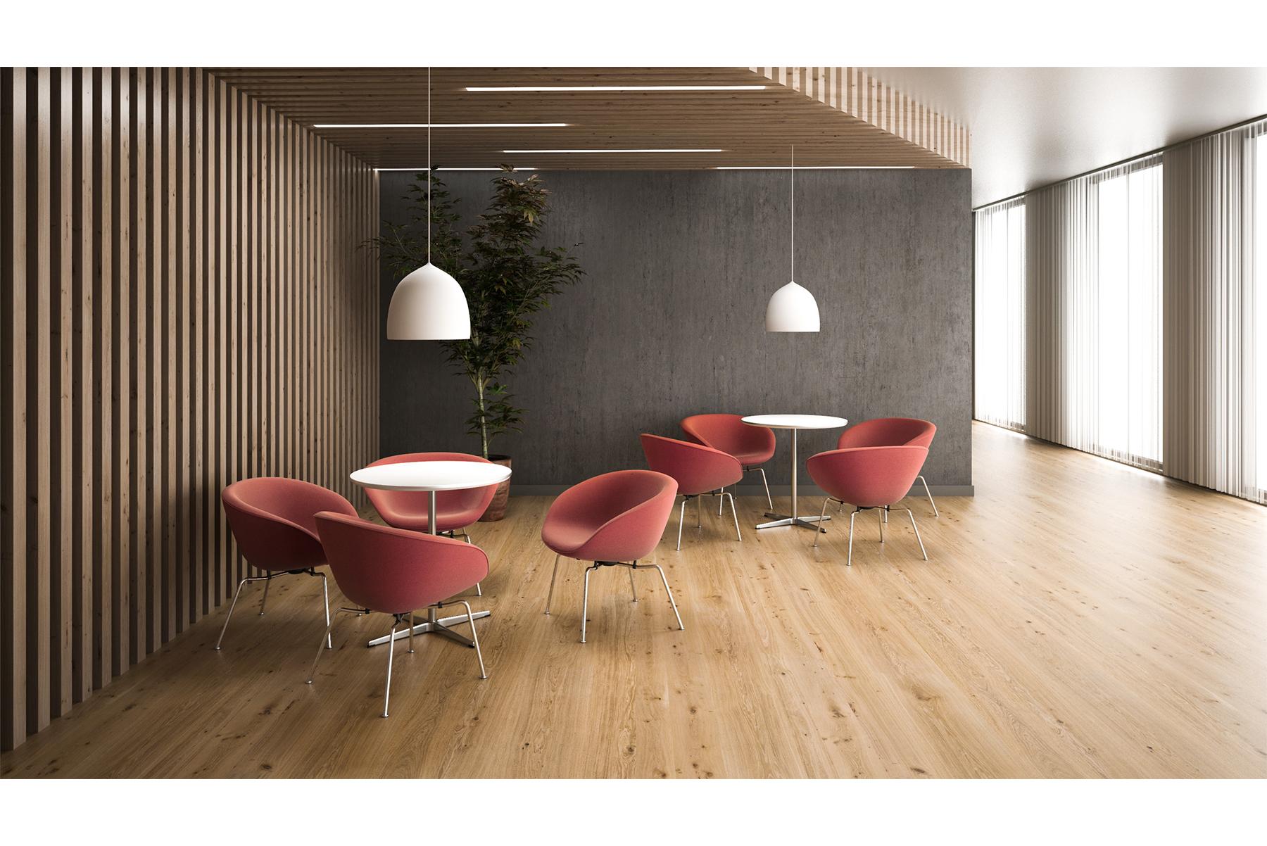 Fauteuil en tissu Pot d'Arne Jacobsen modèle 3318 en vente 3