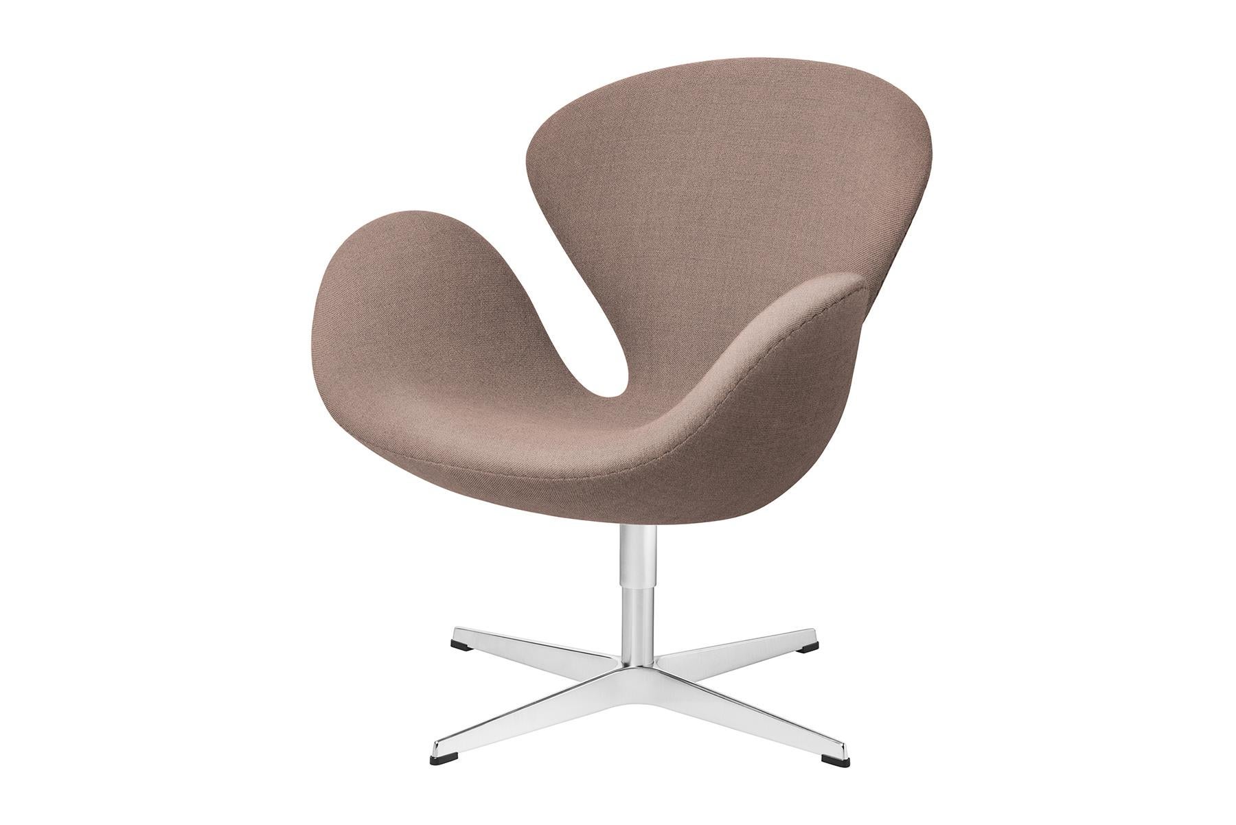 Arne Jacobsen Model 3320 Swan Easy Chair Fabric For Sale 7