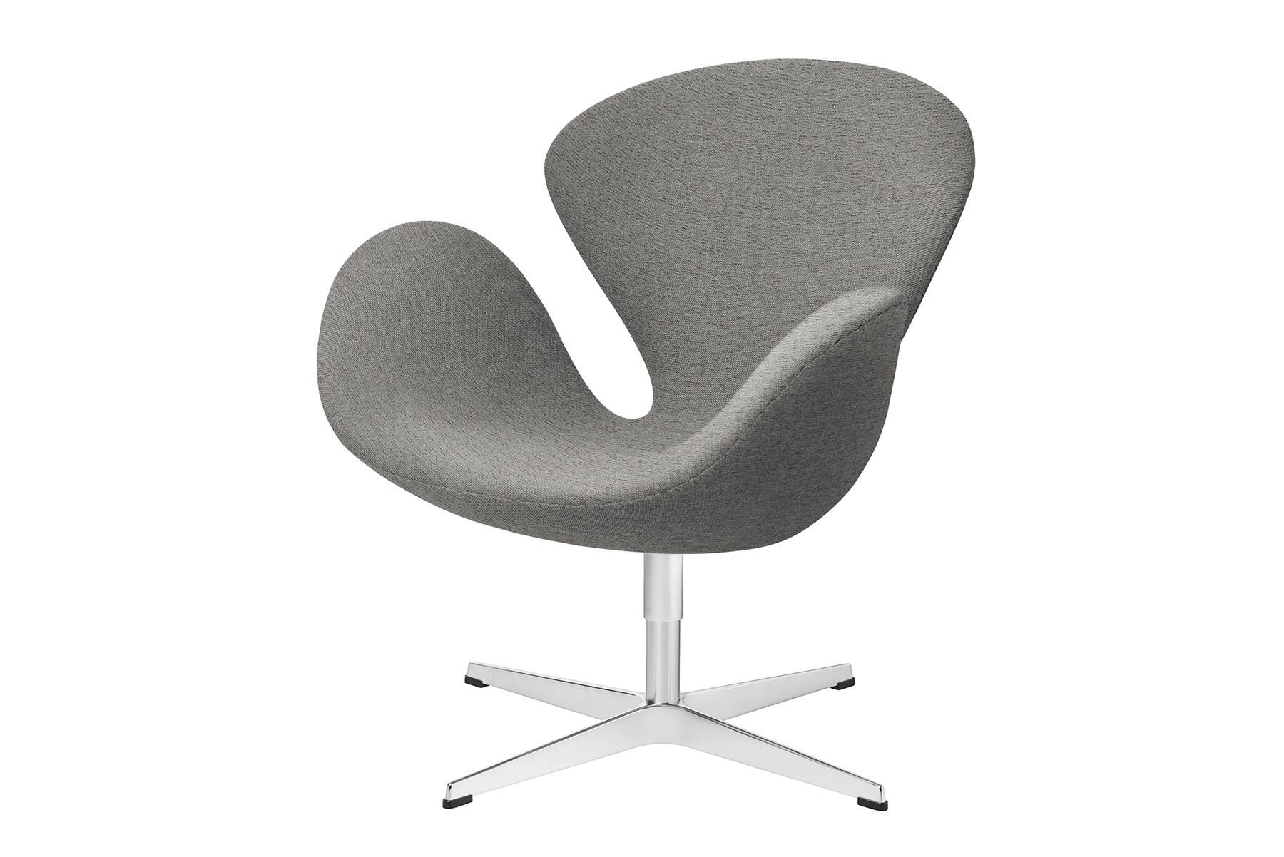 Arne Jacobsen Model 3320 Swan Easy Chair Fabric For Sale 8