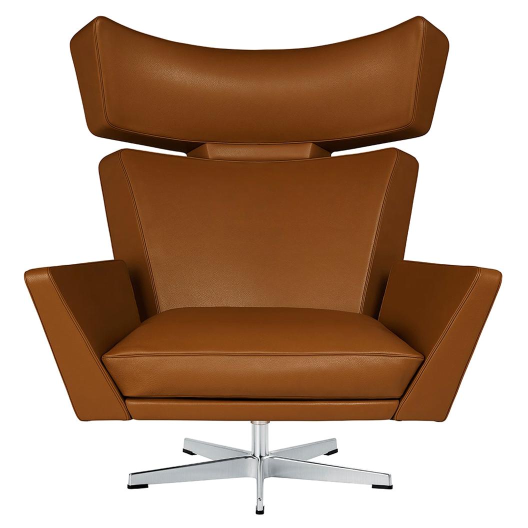 Arne Jacobsen Model 4201 Oksen Leather For Sale