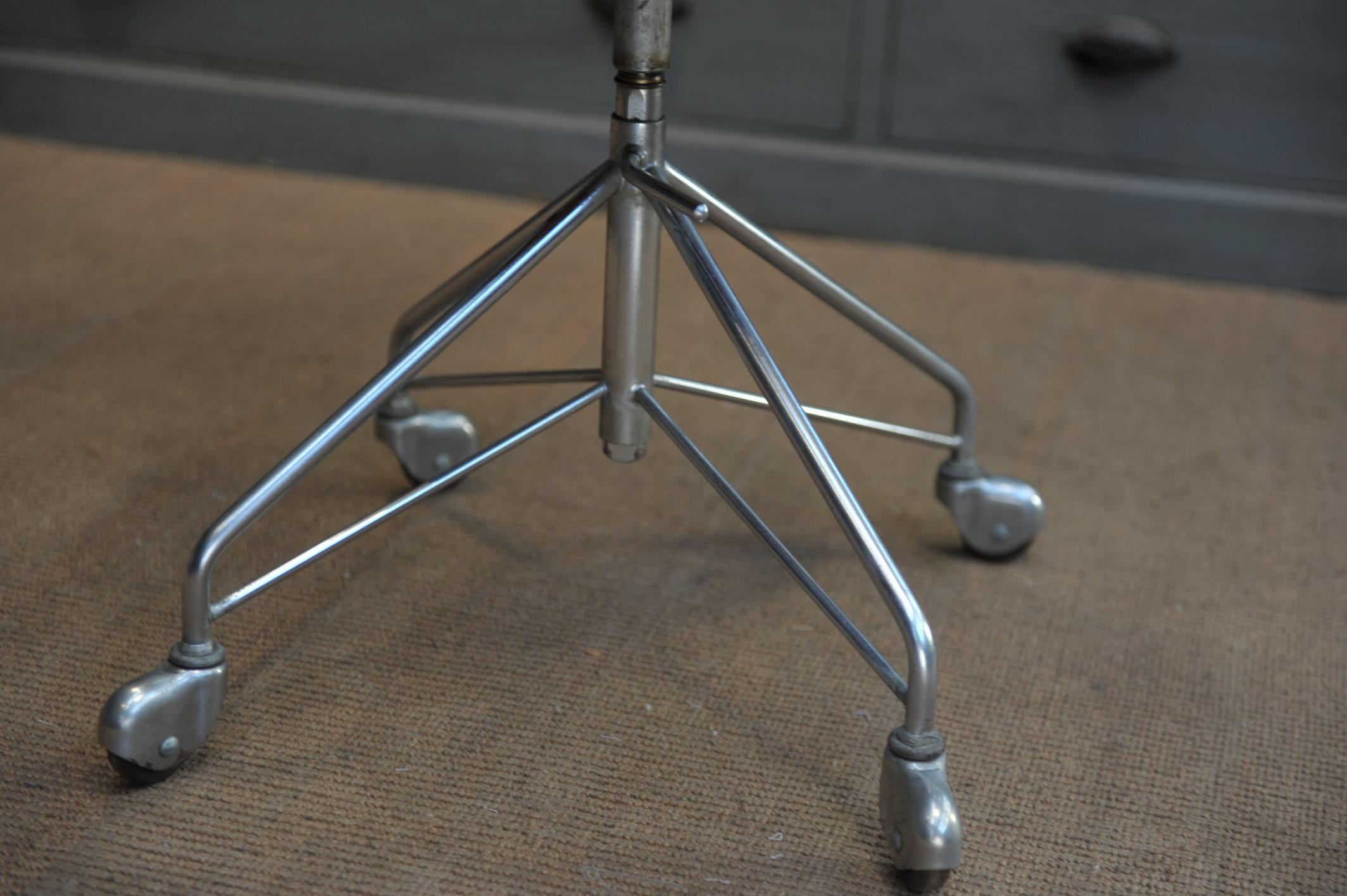 Metal Arne Jacobsen Office Swivel Chair Model Hammer by Fritz Hansen in Denmark