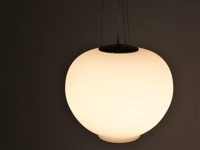 Arne Jacobsen Opal Glass Pendants Sollerod Town Hall For Sale At 1stdibs