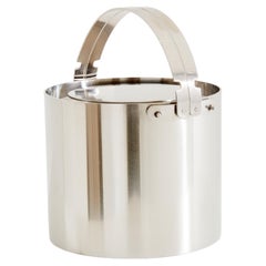 Seau à glace original en acier inoxydable Arne Jacobsen 1960