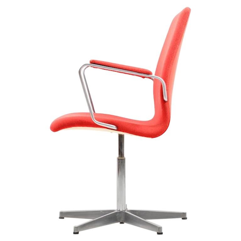 Arne Jacobsen Oxford Desk Chair, Low Back For Sale