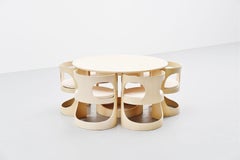 Arne Jacobsen Pre Pop Dining Set Asko Finland, 1969