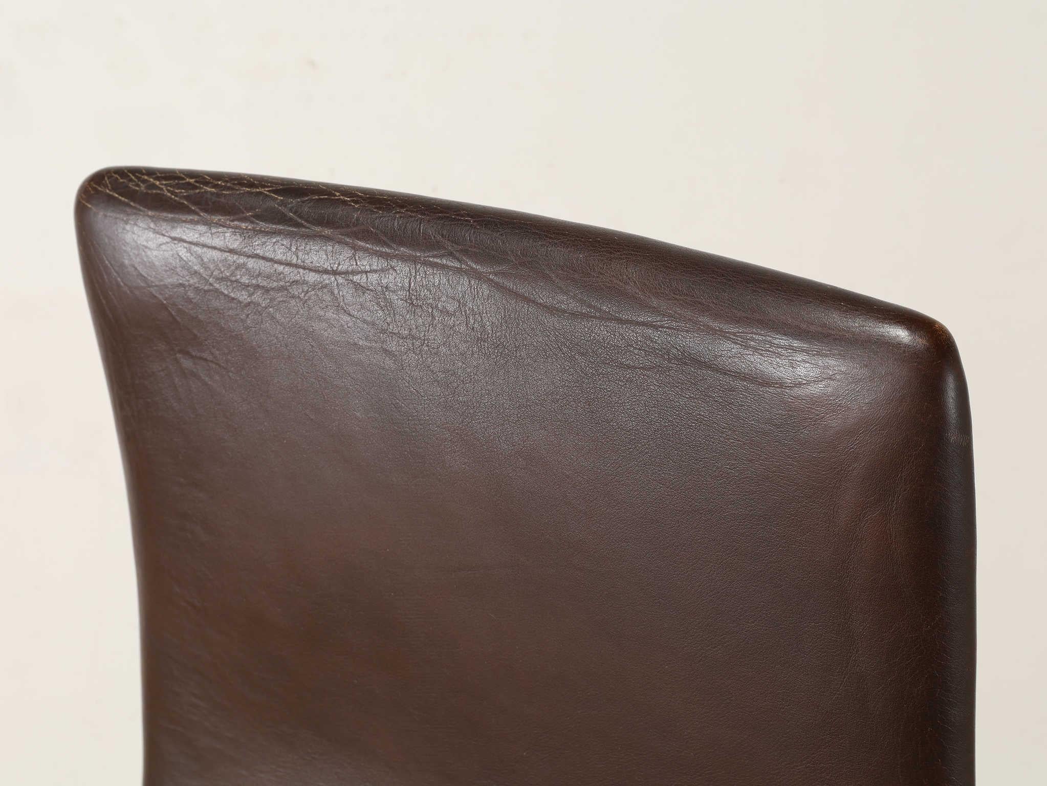 Pelle Sedia Qxford di Arne Jacobsen del 1960 in vendita