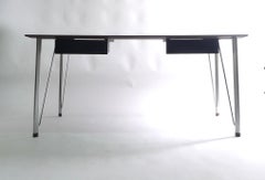Arne Jacobsen Schreibtisch aus Palisanderholz und Stahl FH3605, Dänemark, entworfen 1955