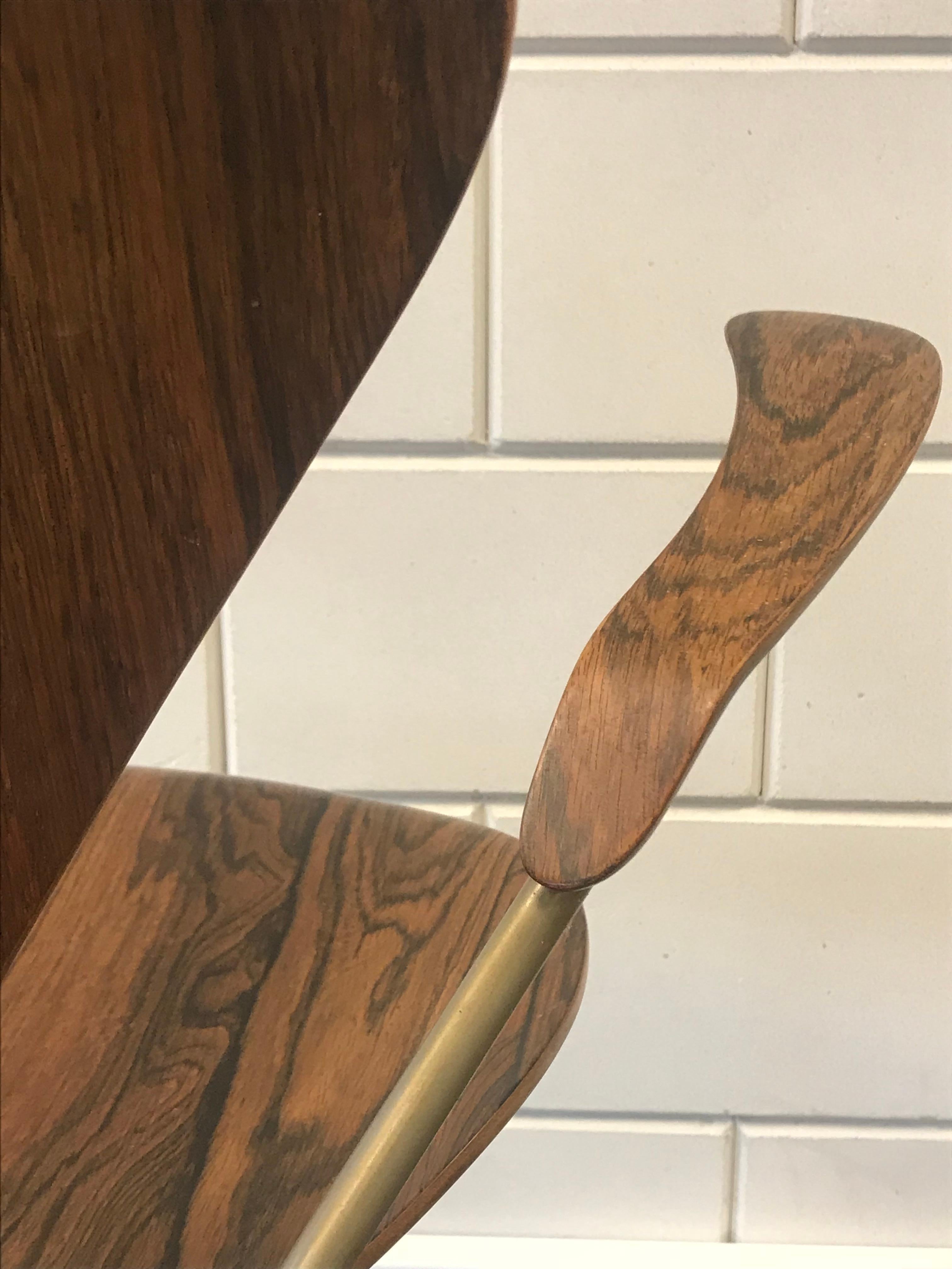 Silla de escritorio Arne Jacobsen de palisandro Moderno de mediados de siglo en venta