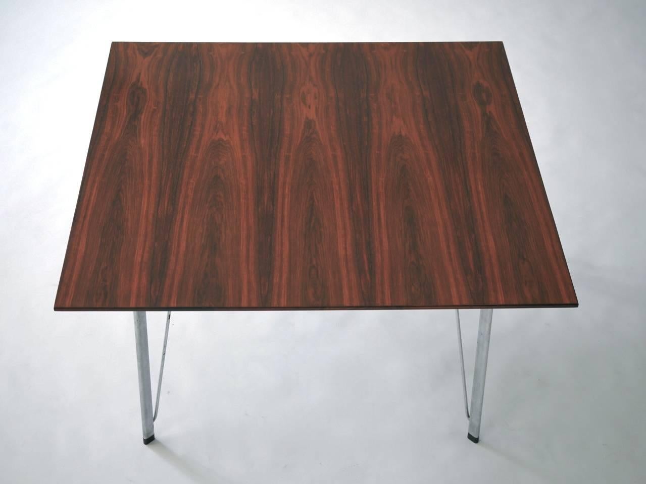 Mid-Century Modern Arne Jacobsen Rosewood Dining Table For Sale