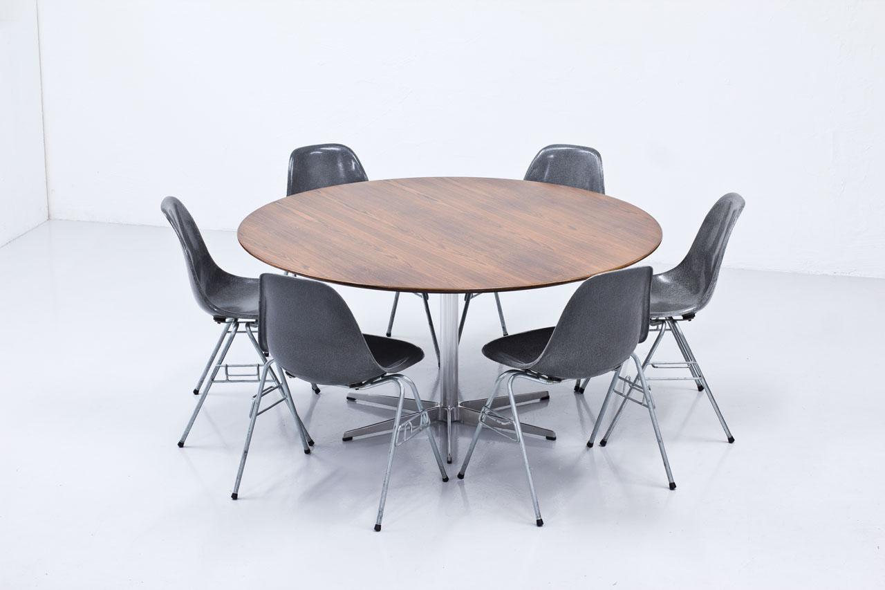 Danish Arne Jacobsen Rosewood Dining Table