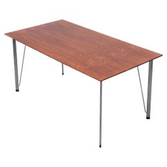 Retro Arne Jacobsen Rosewood  writing  table  1950s  Denmark 