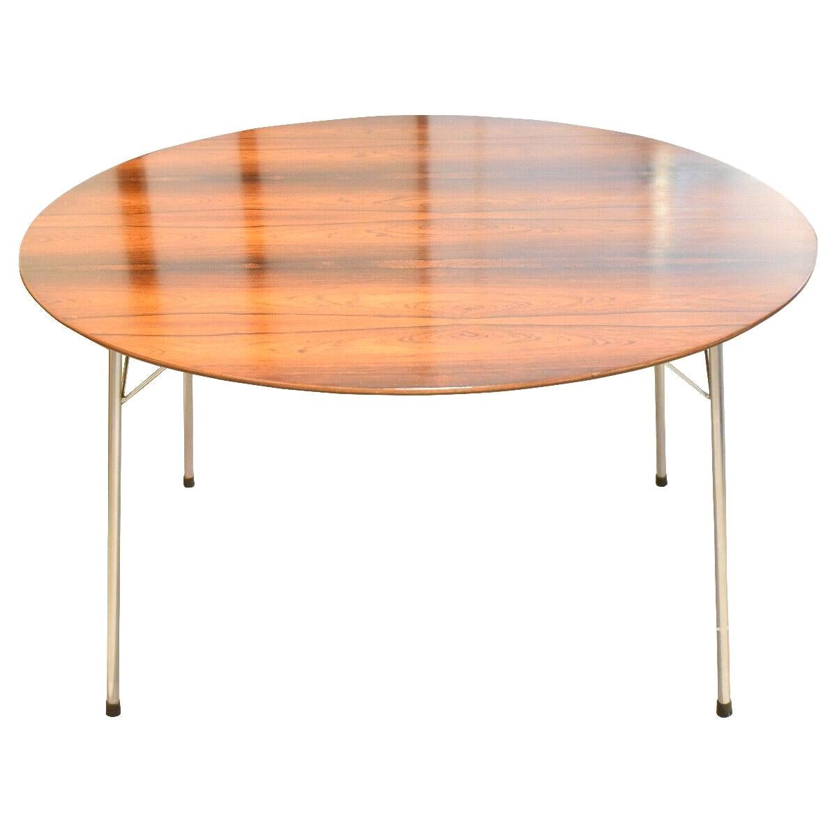 Arne Jacobsen Rosewood Dining Table for Fritz Hansen, Model 3600