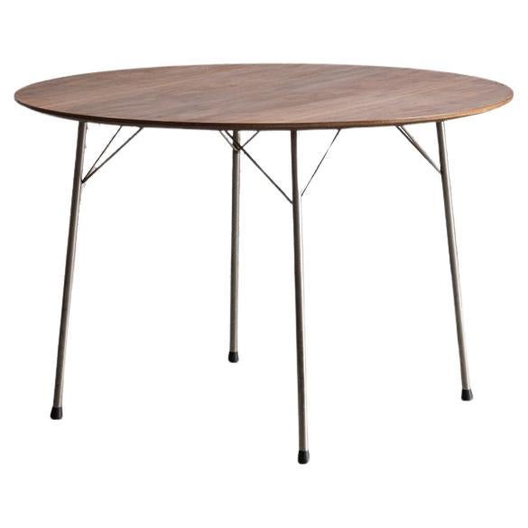 Arne Jacobsen Round Dining Table ‘Model 3600��’ for Fritz Hansen, Denmark, 1950's