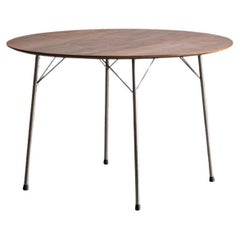Arne Jacobsen Round Dining Table ‘Model 3600’ for Fritz Hansen, Denmark, 1950's