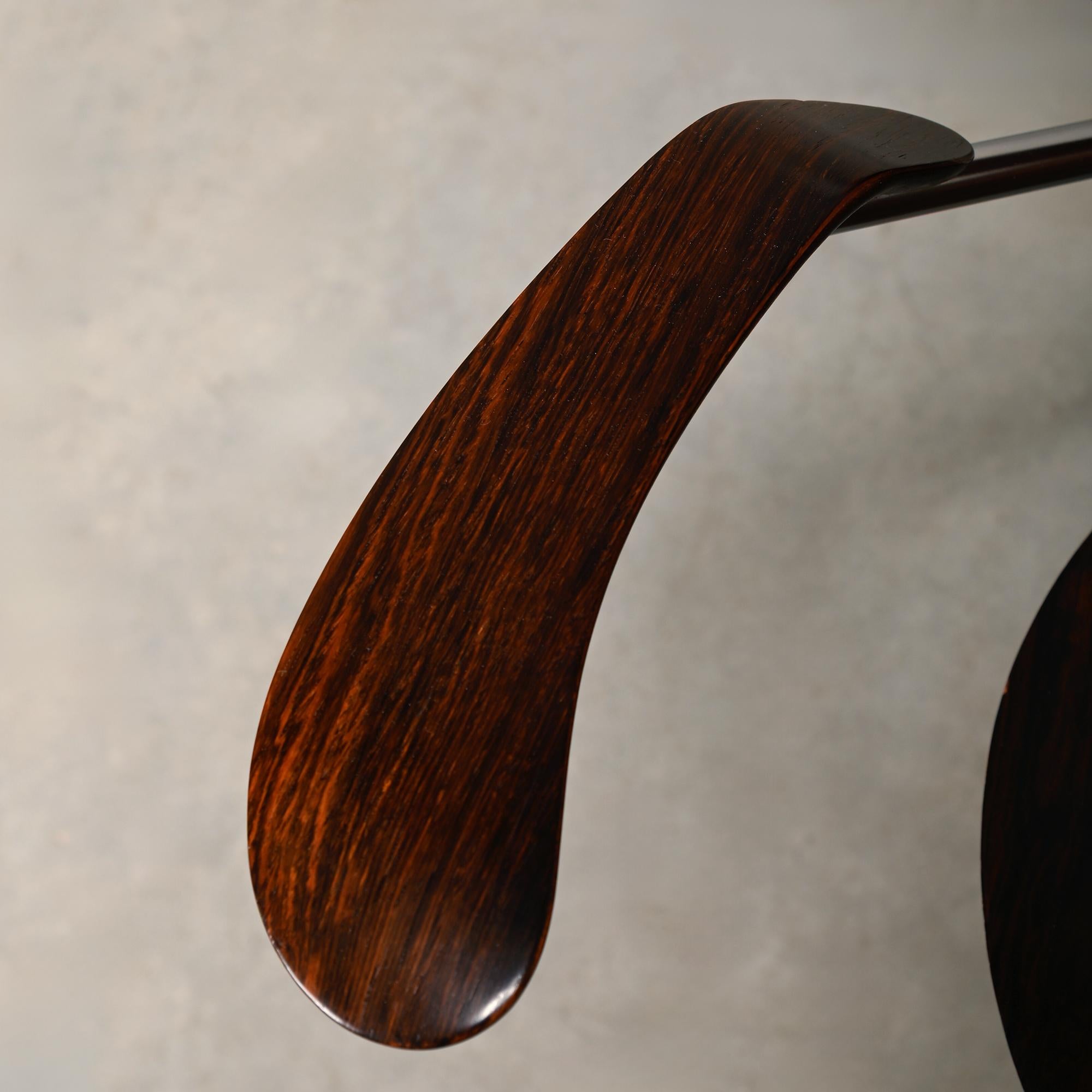 Arne Jacobsen Series 7 Armchair in Rosewood for Fritz Hansen Denmark 1960s en venta 5