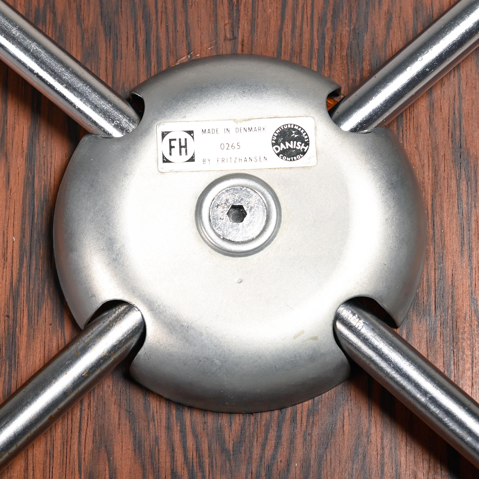 Arne Jacobsen Series 7 Armchair in Rosewood for Fritz Hansen Denmark 1960s en venta 12