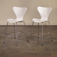 Arne Jacobsen Series 7 Bar Stools by Fritz Hansen