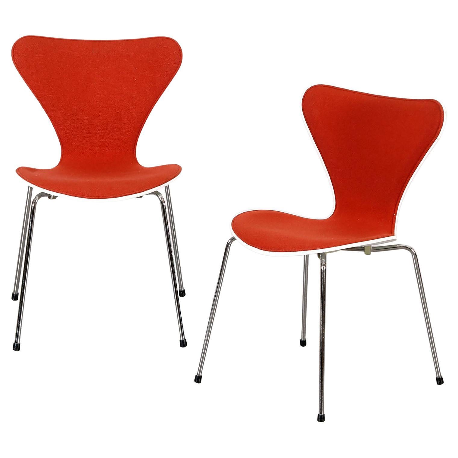 Arne Jacobsen Series 7 Chairs by Fritz Hansen, Model 3107
