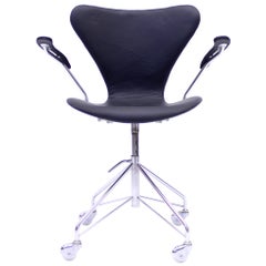 Arne Jacobsen, Series 7 Office Chair for Fritz Hansen, 1960s