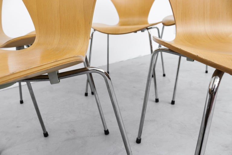 Arne Jacobsen Series 7 Stackable Chairs for Fritz Hansen 10