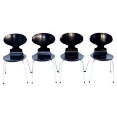Arne Jacobsen, set of 4 Ant chairs, model, 3100, Fritz Hansen, 1969