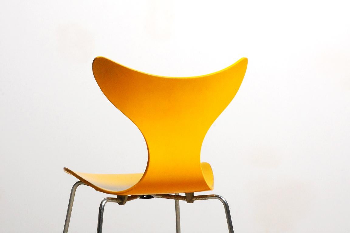 Danish Arne Jacobsen, Set of 5 Lily Chairs for Fritz Hansen, 1968